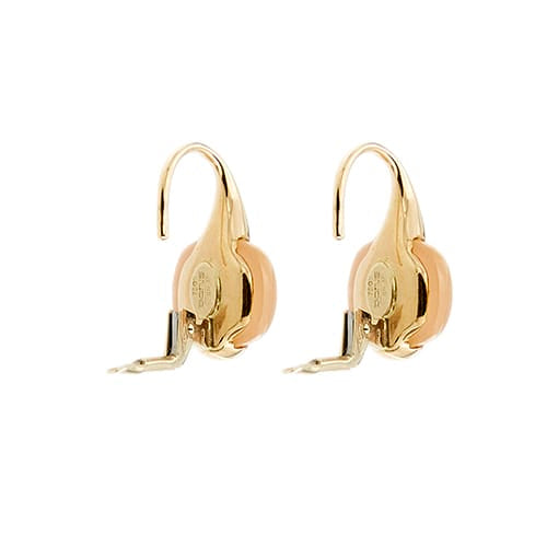 Boucles d'oreilles Doris - Boucles d'oreilles en or rose et pierres de lune 58 Facettes 37569