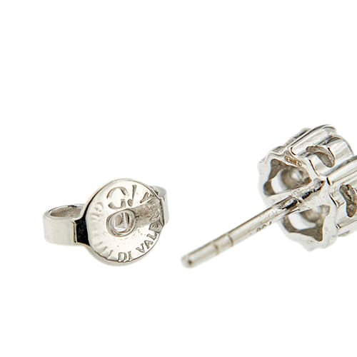 Boucles d'oreilles Gioielli di Valenza - Boucles d'oreilles en or blanc et diamants 58 Facettes 39797