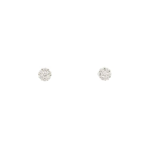 Boucles d'oreilles Gioielli di Valenza - Boucles d'oreilles en or blanc et diamants 58 Facettes 39797