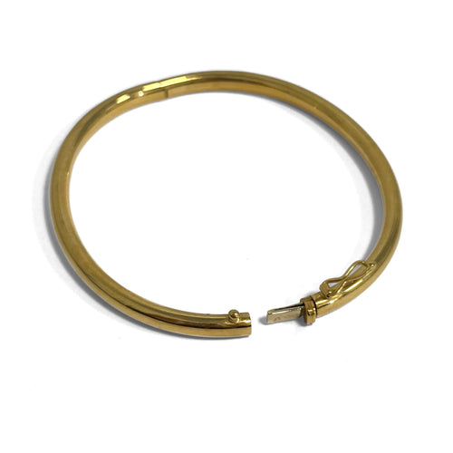 Bracelet Bracelet jonc ouvrant en or jaune 18K 58 Facettes REF2568-336