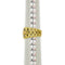 Bague 56 Bague ajourée en or jaune avec rubis, émeraudes, saphirs et diamants 58 Facettes 40254