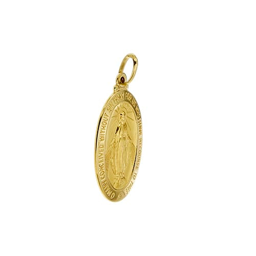 Pendentif Unoaerre - Pendentif Madonna Miracolosa en or jaune 58 Facettes 41261