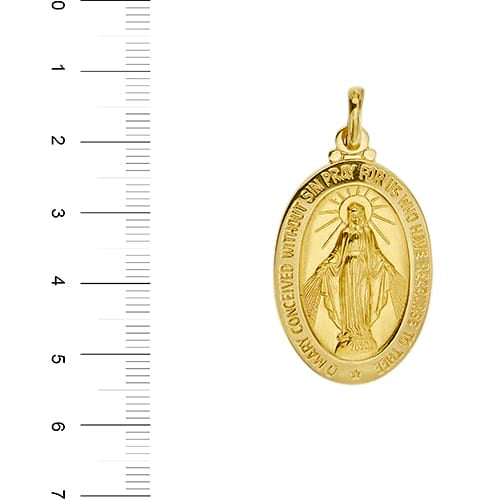 Pendentif Unoaerre - Pendentif Madonna Miracolosa en or jaune 58 Facettes 41261