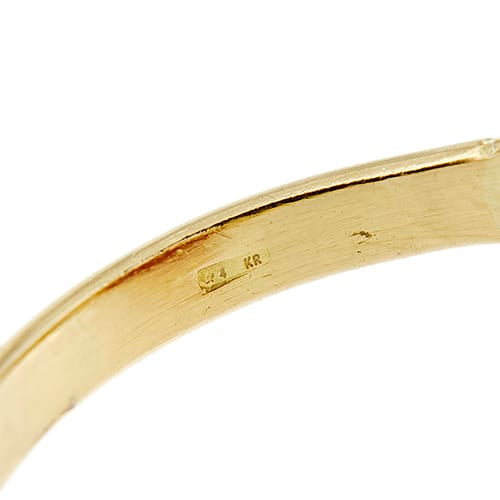 Bague 69 Bague chevalière homme en or jaune et camée de cornaline 58 Facettes 38403