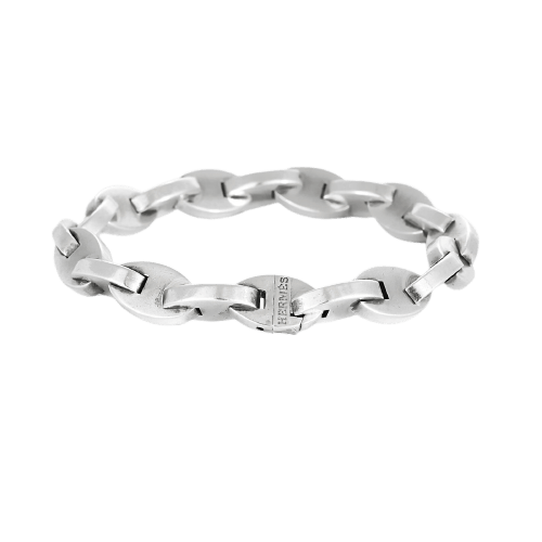 Bracelet Hermès Grains de Café - Bracelet en argent 58 Facettes B260000