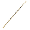 Bracelet Bracelet ligne en or jaune 18K, saphirs et diamants 58 Facettes B250440