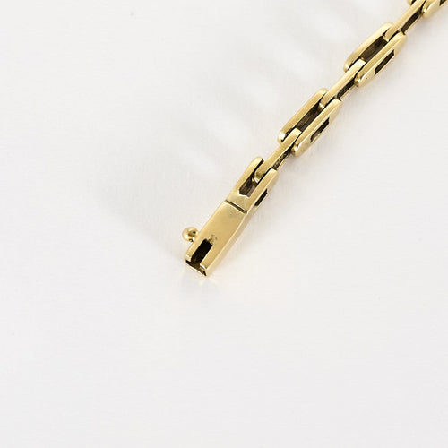 Bracelet Bracelet ligne en or jaune 18K, saphirs et diamants 58 Facettes B250440
