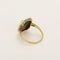 Bague 57 Bague en or jaune et blanc, émeraudes et diamants 58 Facettes B260346