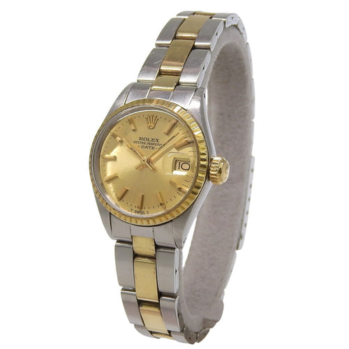 Montre Rolex Oyster Perpetual Date - Montre en acier et or jaune 58 Facettes x5b6koypkh