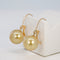 Boucles d'oreilles Boucles d'oreilles en or jaune 585 et perles des mers du Sud 58 Facettes E027