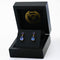 Boucles d'oreilles Boucles d'oreilles en or jaune 14 ct, tanzanites et saphirs bleus 58 Facettes E028