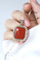 Collier Collier Pendentif Art Déco Diamant Cornaline et Perles sur Argent 58 Facettes