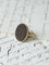 Bague 59 Bague ancienne intaille jaspe Cupidon et Psyché en or jaune 58 Facettes