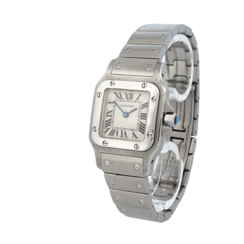 Montre Cartier Santos Galbée - Montre SM en acier 58 Facettes 540