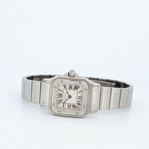 Montre Cartier Santos Galbée - Montre SM en acier 58 Facettes 540