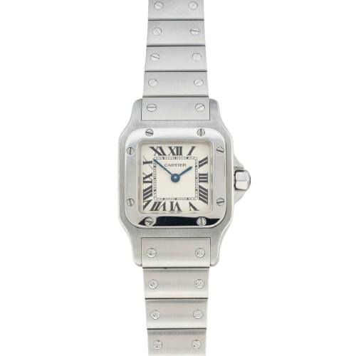 Montre Cartier Santos Galbée - Montre SM en acier 58 Facettes 540