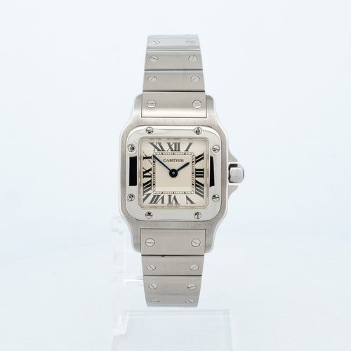 Montre Cartier Santos Galbée - Montre SM en acier 58 Facettes 540