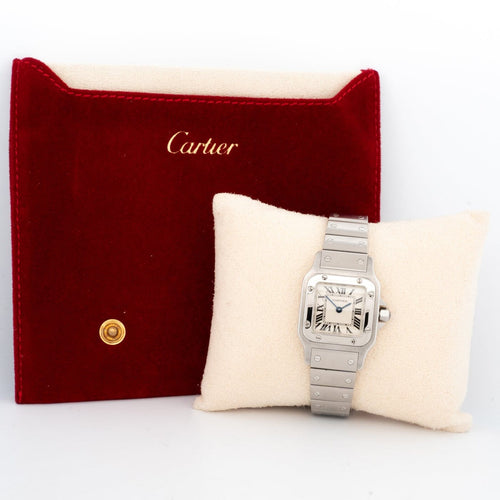 Montre Cartier Santos Galbée - Montre SM en acier 58 Facettes 540