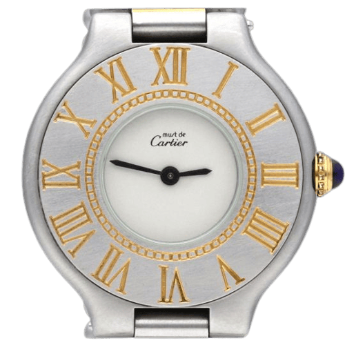 Montre Cartier Must 21 - Montre en or jaune et acier 58 Facettes MT47098