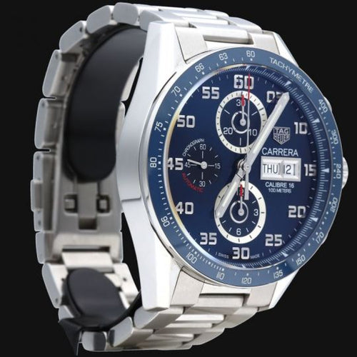 Montre TAG Heuer Carrera - Montre Calibre 16 en acier 58 Facettes MT45887