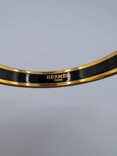 Bracelet Hermès - Bracelet jonc Clous en Trompe l'Œil en plaqué or 58 Facettes 1244