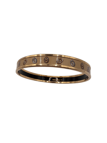 Bracelet Hermès Funny Ice Cream - Jonc en plaqué or rose et émail 58 Facettes 1257