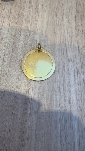 Pendentif Augis - Médaille d’amour en or jaune, rubis et diamants 58 Facettes Médaille 1