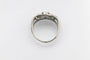 Bague 58 Chevalière - Bague en platine, diamants et émeraudes 58 Facettes 12230