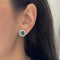 Boucles d'oreilles Boucles d'oreilles en or 18 kt, émeraudes et diamants 58 Facettes OR240 (05619)