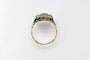 Bague 57 Bague ancienne en or jaune, argent et diamants taille rose 58 Facettes 12228