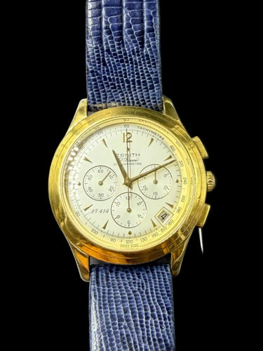 Montre Zenith El Primero Centenaire - Montre en or jaune 18 carats 58 Facettes