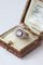 Bague 52 Bague dôme Art déco en platine, diamant coussin et rubis 58 Facettes