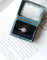 Bague 54 Art déco - Bague cible en or blanc, platine, diamants et rubis 58 Facettes