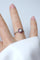 Bague 54 Art déco - Bague cible en or blanc, platine, diamants et rubis 58 Facettes