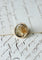Bague 52 Chevalière ancienne en or jaune et agate dendritique 58 Facettes