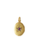 Pendentif Pendentif médaillon étoile en or jaune, rubis, saphir et diamants 58 Facettes