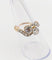 Bague 51.5 Bague toi et moi antique en or 18k, platine et diamants 58 Facettes A07306