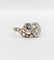 Bague 51.5 Bague toi et moi antique en or 18k, platine et diamants 58 Facettes A07306