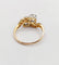 Bague 51.5 Bague toi et moi antique en or 18k, platine et diamants 58 Facettes A07306