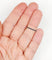 Bague 49.5 Demi-alliance vintage - Bague en or blanc 18K et saphirs bleus 58 Facettes A07412