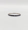 Bague 49.5 Demi-alliance vintage - Bague en or blanc 18K et saphirs bleus 58 Facettes A07412