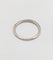 Bague 49.5 Demi-alliance vintage - Bague en or blanc 18K et saphirs bleus 58 Facettes A07412