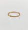 Bague 49.5 Demi-alliance vintage en or rose 18k et rubis 58 Facettes A07413
