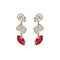 Boucles d'oreilles Snowflake - Boucles d'oreilles en or blanc 18K, diamants et saphirs 58 Facettes GER1031YG