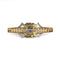 Broche Broche Tank en or jaune, platine, saphirs et diamants 58 Facettes 260064R
