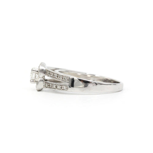 Bague 51 Mauboussin Chance of Love 2 - Bague en or blanc et diamants 58 Facettes 260140R
