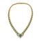 Boucles d'oreilles Piaget - Parure collier et boucles d'oreilles en or jaune, émeraudes et diamants 58 Facettes pi