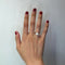 Bague 53.5 Bague en or blanc, perle et diamants 58 Facettes 260031SP