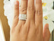 Bague 55 Art Déco - Bague en platine et diamants 58 Facettes 33795