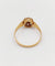 Bague 56.5 Bague marguerite antique en or rose 18k, saphir et diamants 58 Facettes A07416